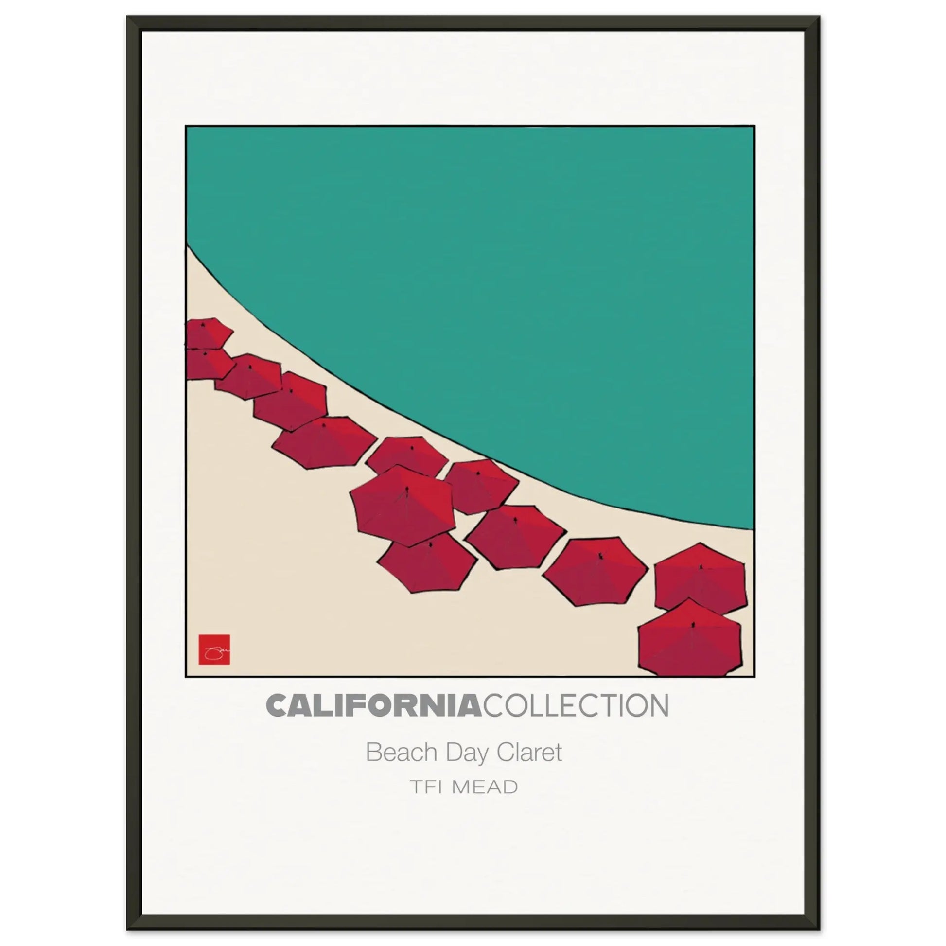 Beach Day Claret by TFI MEAD Mead Design Gallery