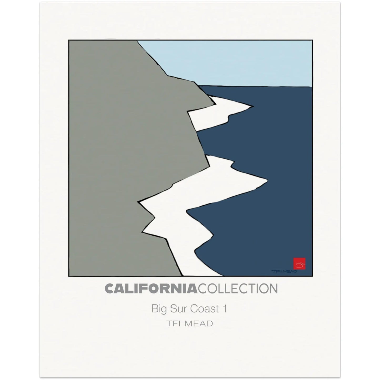 Big Sur Coast I by TFI MEAD Mead Design Gallery