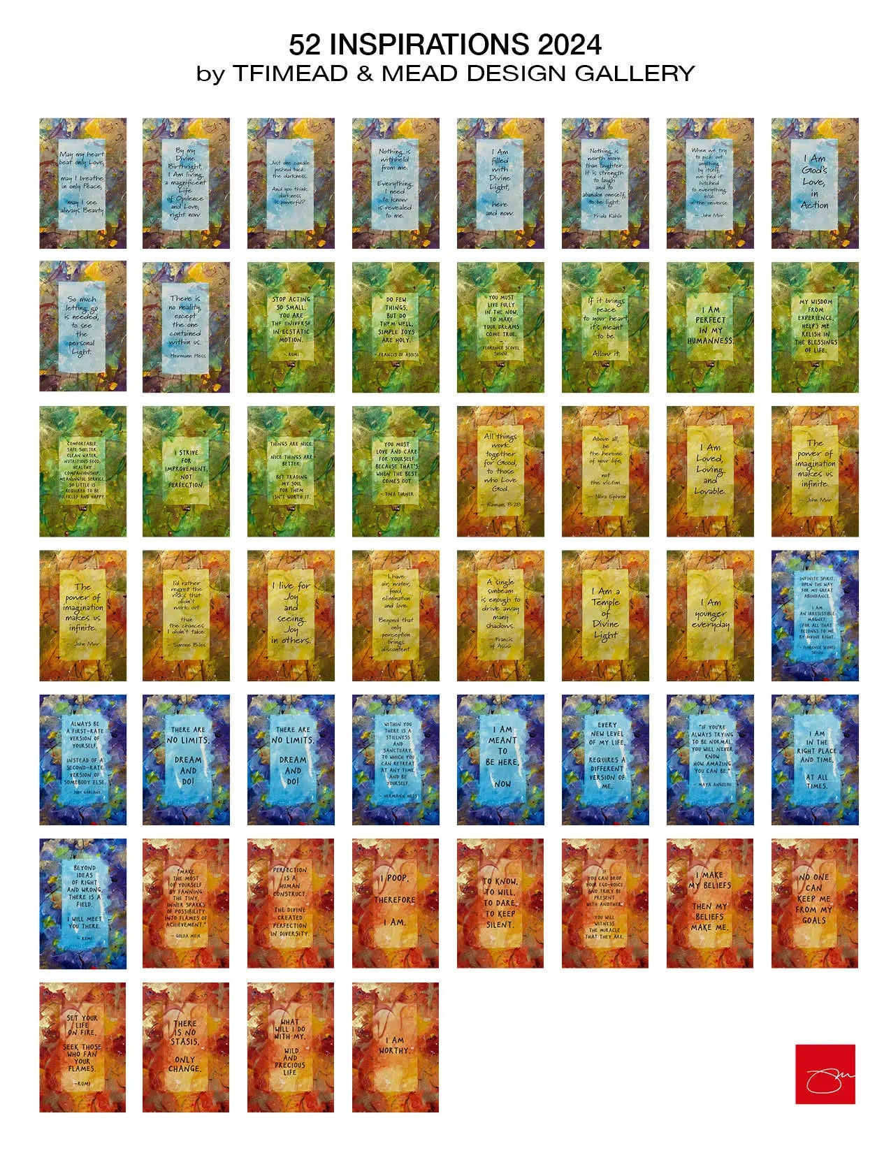 52 Inspirations Mead Design Gallery