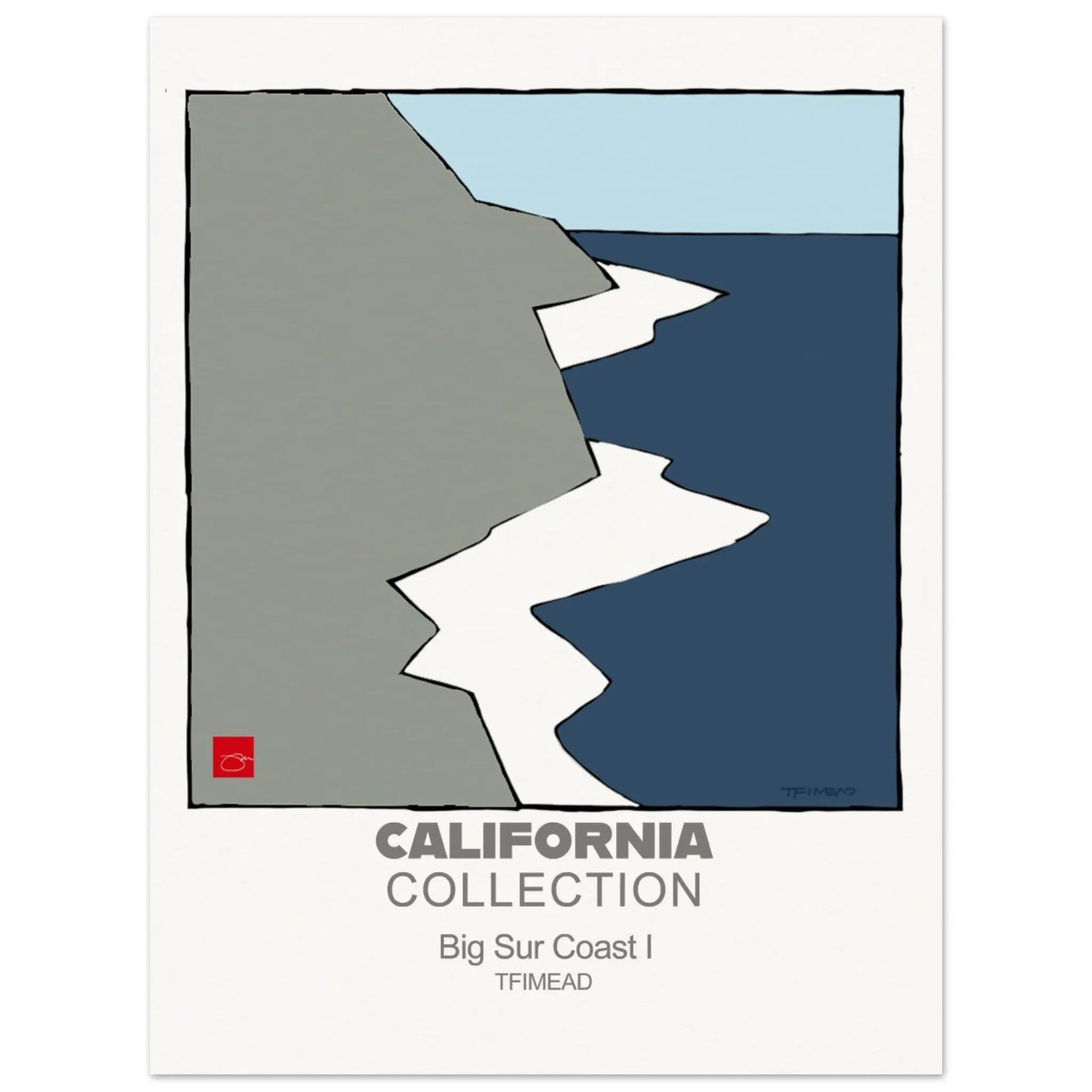 Big Sur Coast I by TFI MEAD Mead Design Gallery