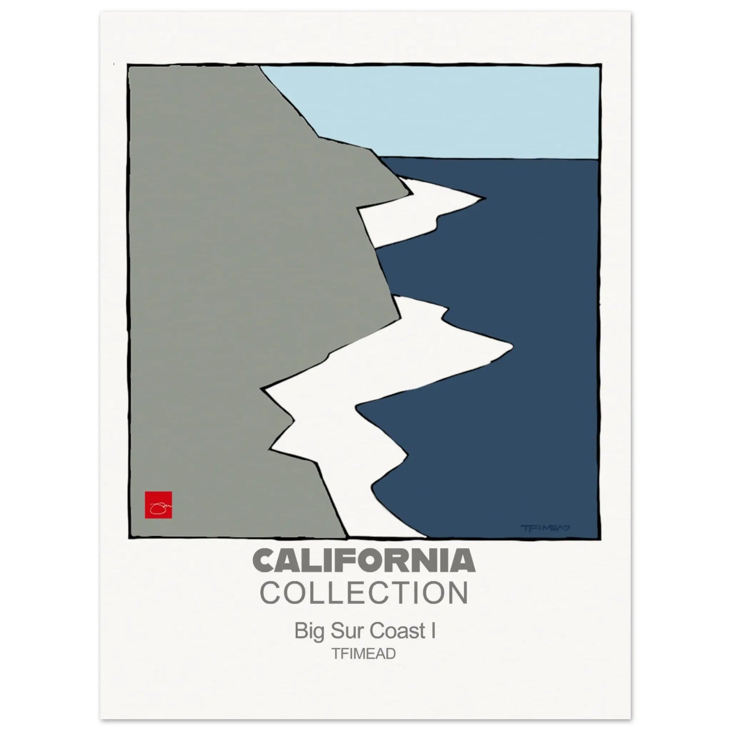 Big Sur Coast I by TFI MEAD Mead Design Gallery