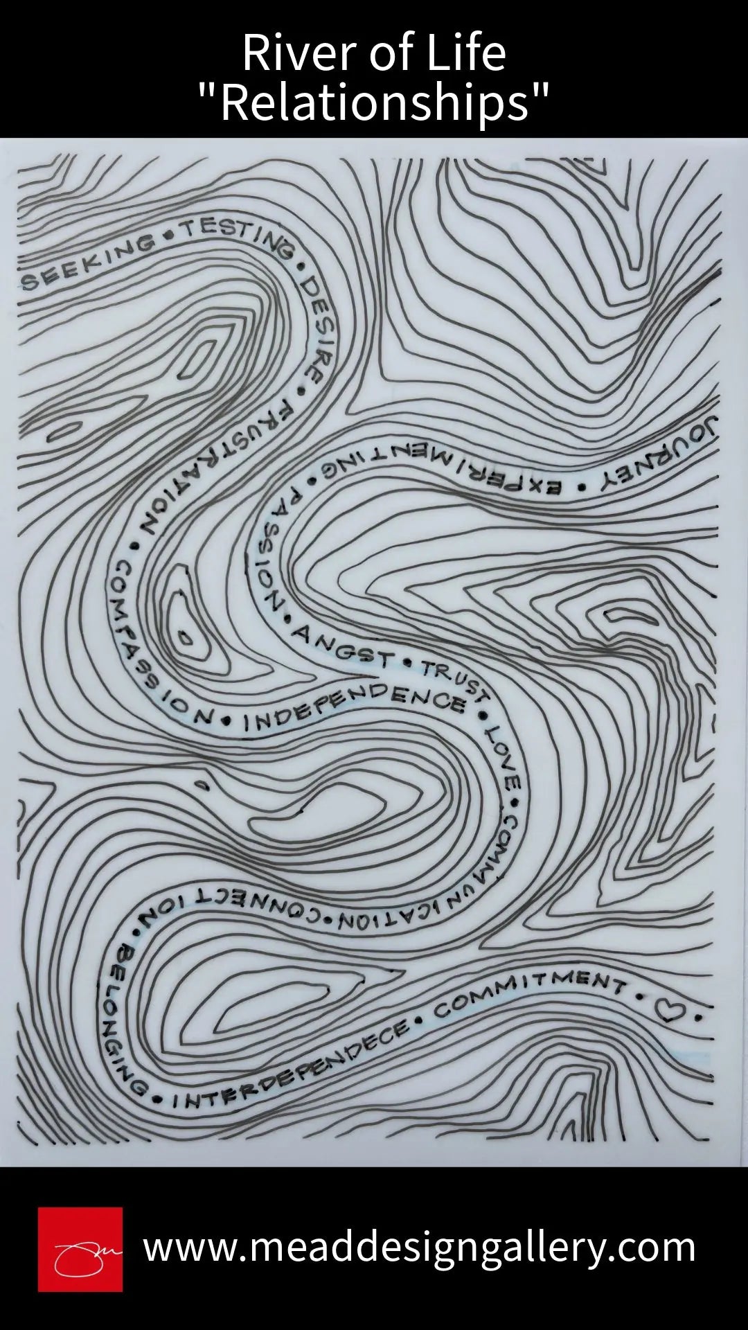 River of Life - Custom Art GIft Mead Design Gallery