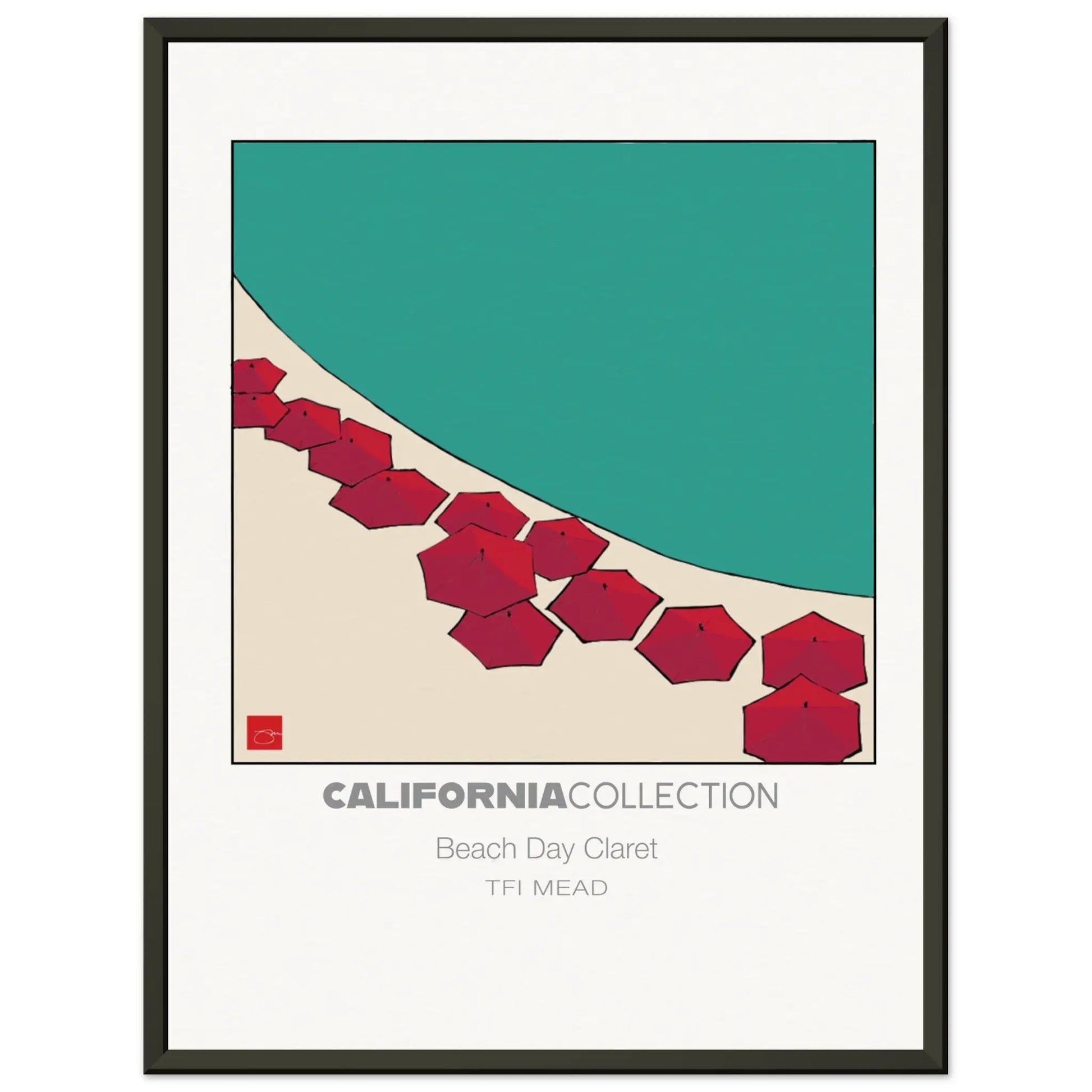 Beach Day Claret by TFI MEAD Mead Design Gallery