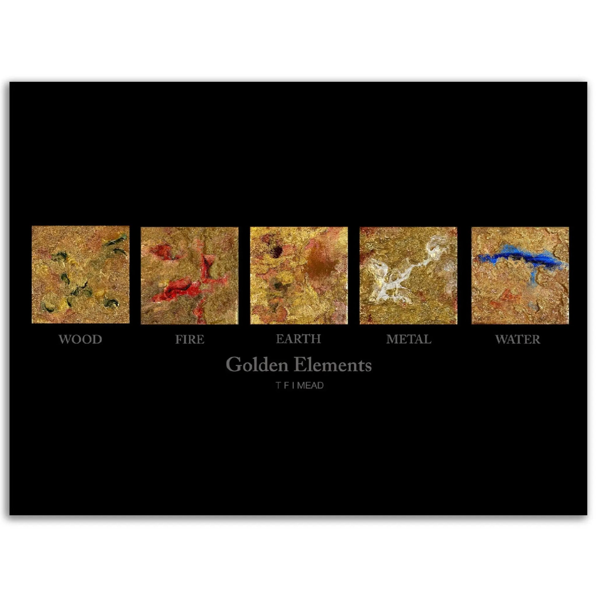 Golden Elements - Black by TFI MEAD Mead Design Gallery